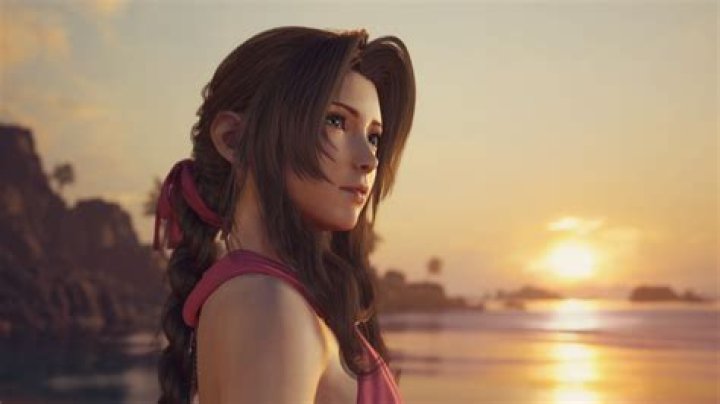 Aerith's green eyes in Remake