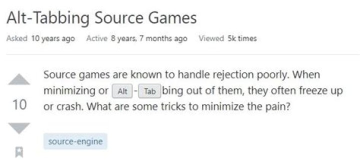 Alt-Tabbing Source Games