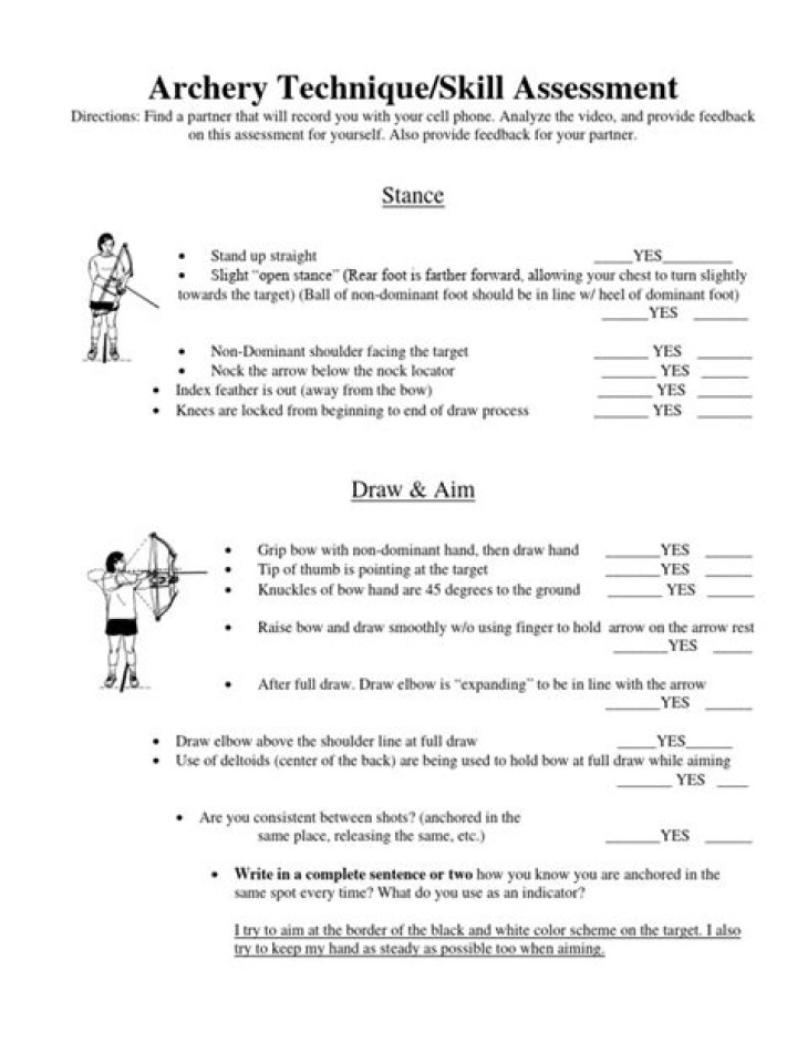 Archery skill problem