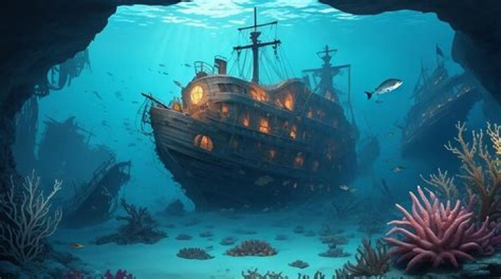 Are there any treasures beneath the ocean surface?