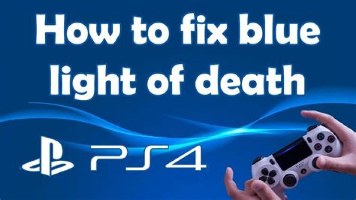 Backing up game data from PS4 slim with blue light of death