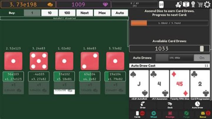 Best strategy for getting kings in idle dice