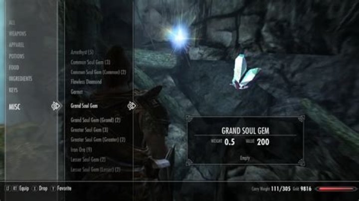 Can I empty a soul gem in Skyrim?