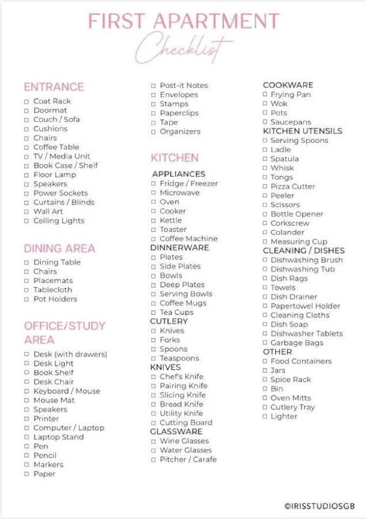 Can I store items in my apartment?