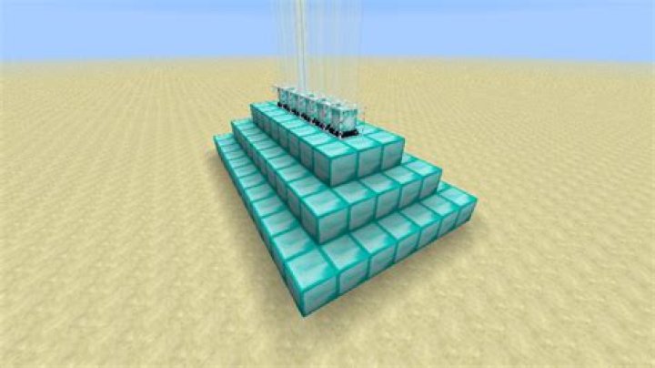 Can I use part of one beacon pyramid as part of a second pyramid?
