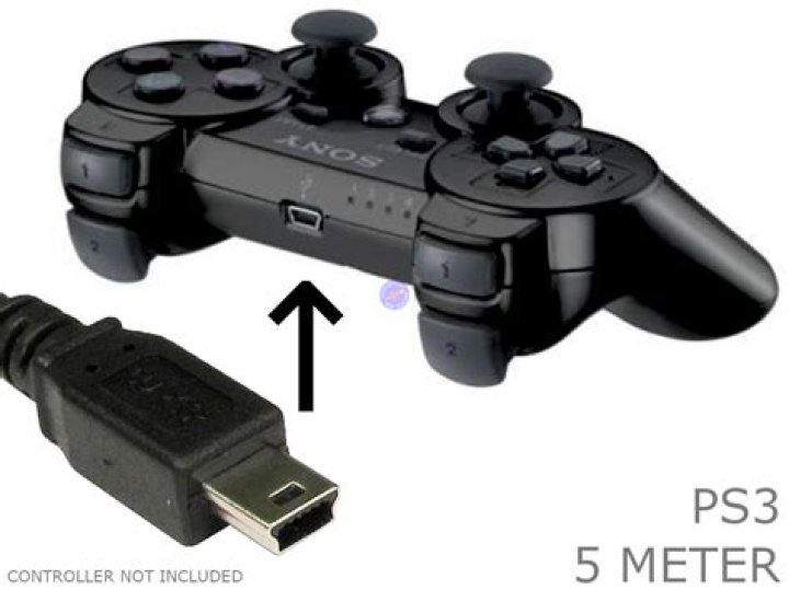 Can you charge the PS3 wireless controller over regular USB?