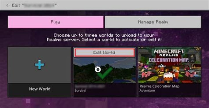 Can you move previous world data into a Minecraft Realm?