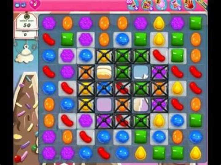Candy crush saga Level 50