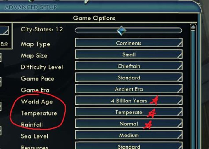 Civilization V map generator
