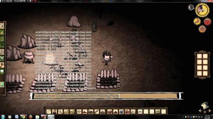 Console commands don't show up as letters, but as square symbols