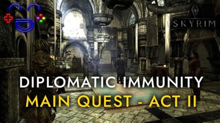 Diplomatic Immunity quest won't start