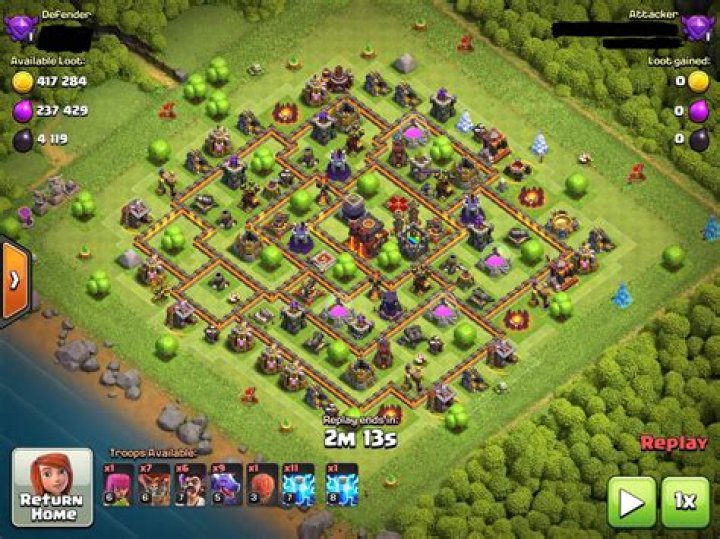 Do obstacles slow down troops in Clash of Clans?