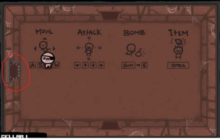 Door with teeth from Binding of Isaac