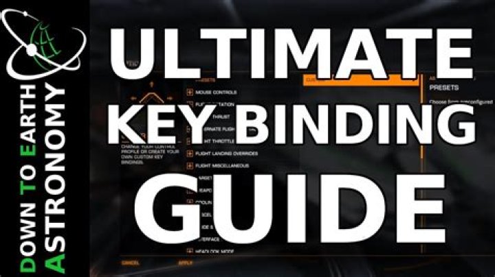 Elite Dangerous key binding