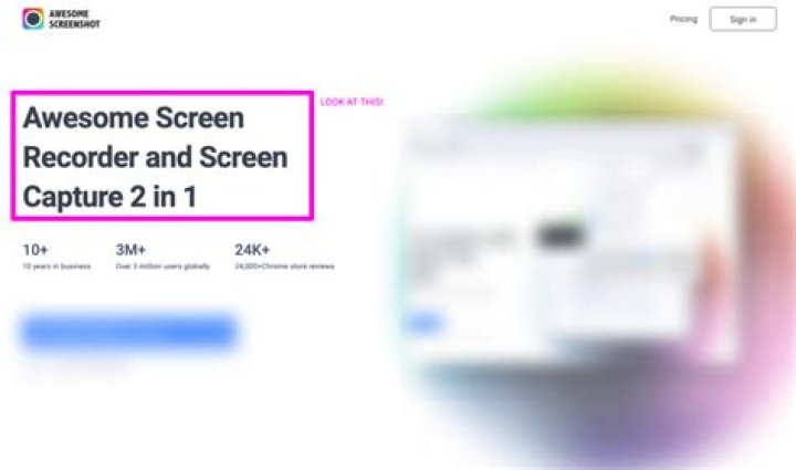 Example screenshot.