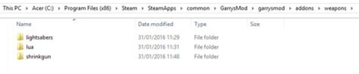 Garry's mod: place addons in subfolder