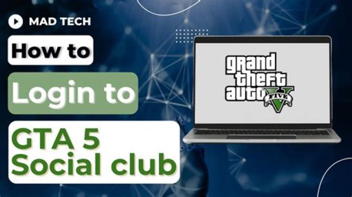 GTA 5 How to login to social club?
