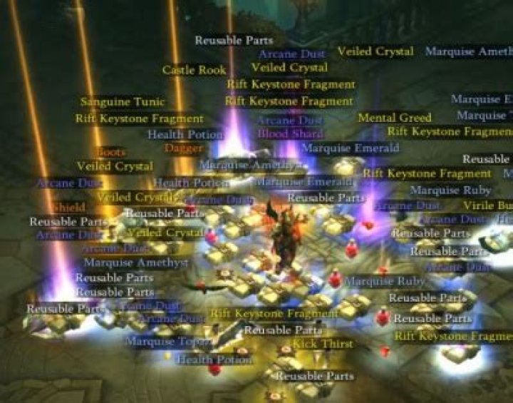 Horadric Cache material drops in Patch 2.5