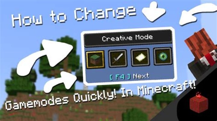 How can I change the gamemode without tricks/commands?