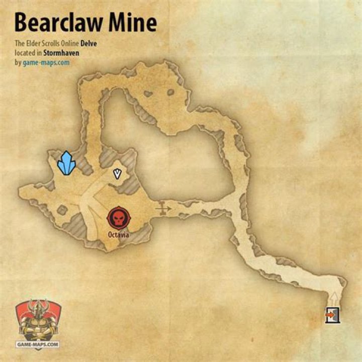How can I continue the quest in Bearclaw cave?