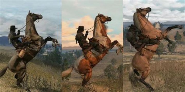 How can I determine my horse's attributes (speed, endurance, etc.) in Red Dead Redemption?