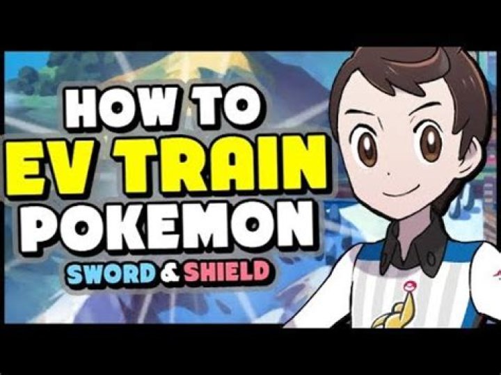 How can I EV train in Pokemon Sword and Shield?