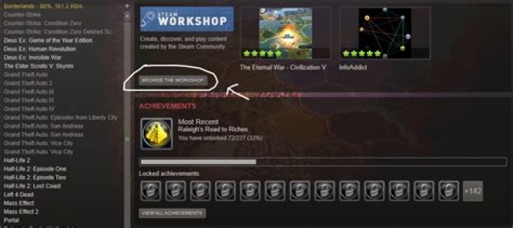 How can I get mods from the Steam workshop?