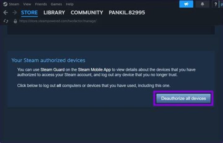 How can I log out of Steam remotely?