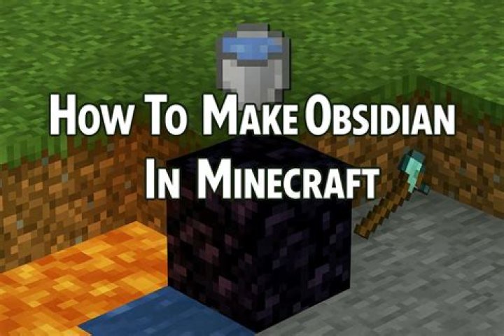 How can I mine lots of obsidian without paying much attention?