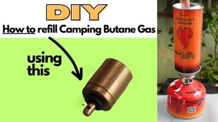 How can I refill a gas canister?