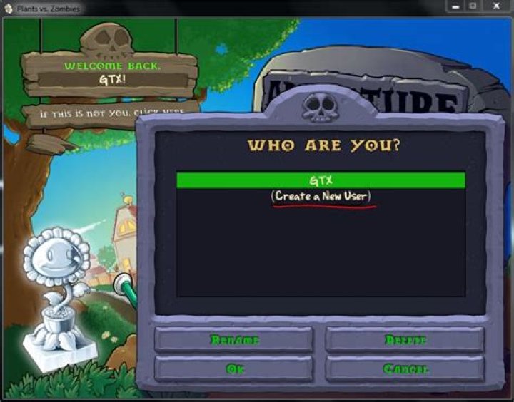 How can I restart the adventure level from level 1?