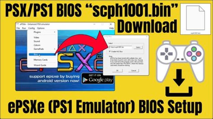 How can I run a .BIN file with the ePSXe emulator?