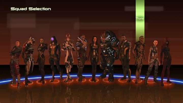 How can I see the skill points of each of the characters in Mass Effect 2?