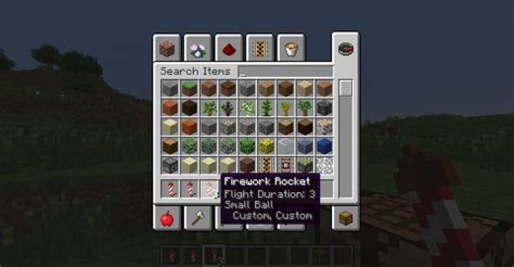 How can you give a player fireworks?