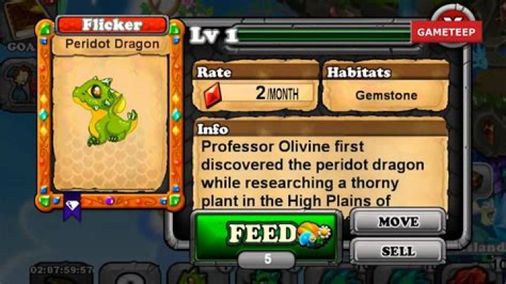 How do I breed a Peridot dragon?