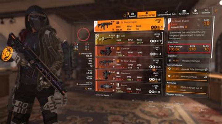 How do I compare weapons in-game?