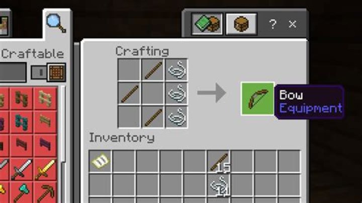 How do I craft Crossbow Bolts?