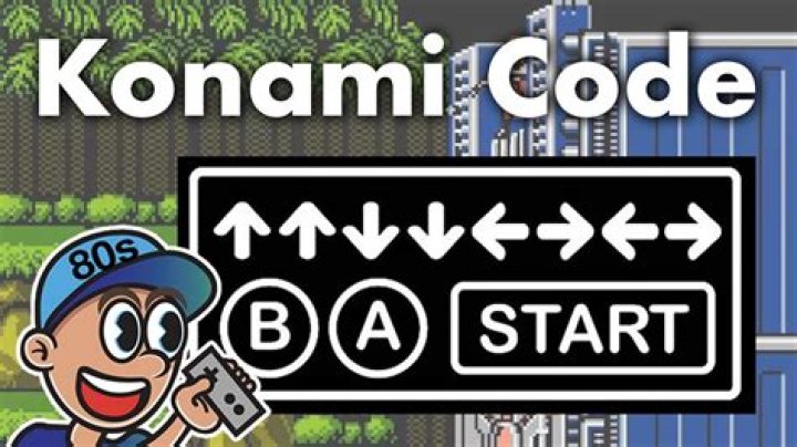 How do I enter the Konami Code on the PC using a keyboard?