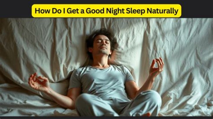 How do I get a good night's sleep?