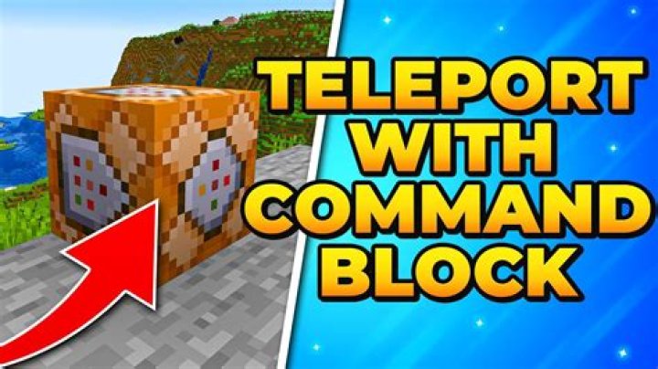 how do I get blocks to teleport in minecraft [closed]