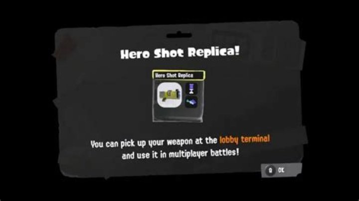 How do I get the gold hero shot replica in Splatoon