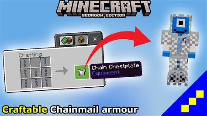 How do I make chainmail in Minecraft legitimately?