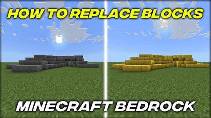 How do I replace blocks around me as I move?