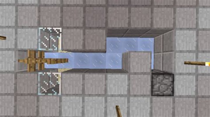 How do I transport items upwards from a monster trap?