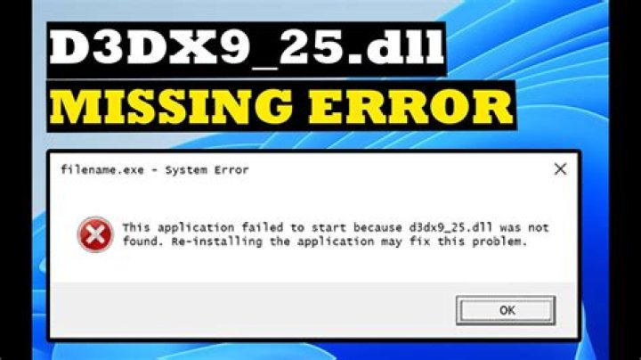 How do I troubleshoot the 'd3dx9_35.dll is missing' error?