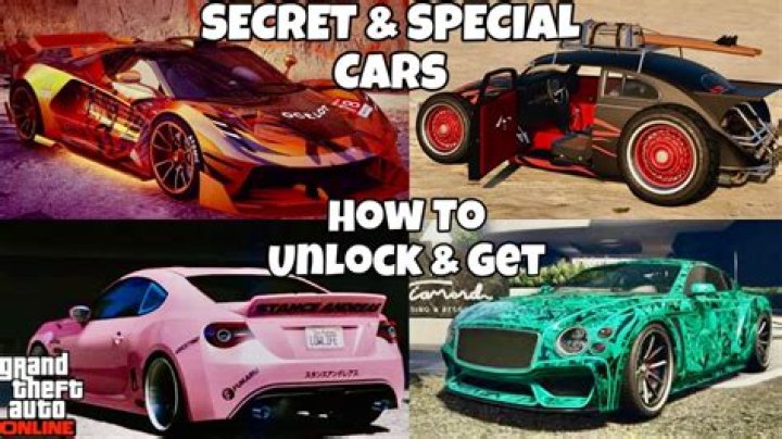 How do I unlock the hidden/secret vehicles?