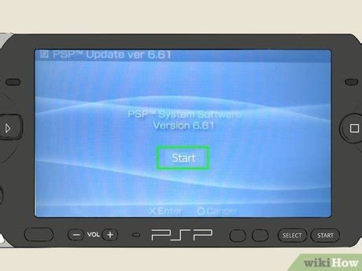 How do I update PSP firmware Via Storage Media?