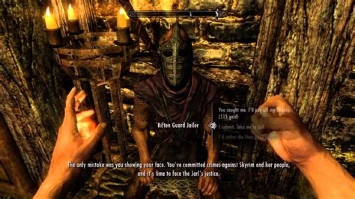 How do you escape the Riften jail?