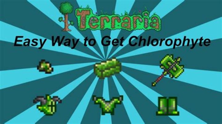 How do you make chlorophyte bars in Terraria?