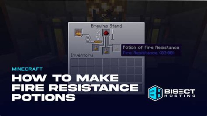 How do you remove fire resistance potions from a player inventory?